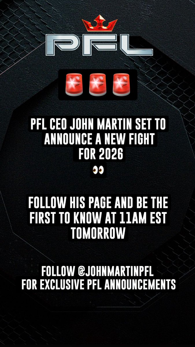 PFL tweet media
