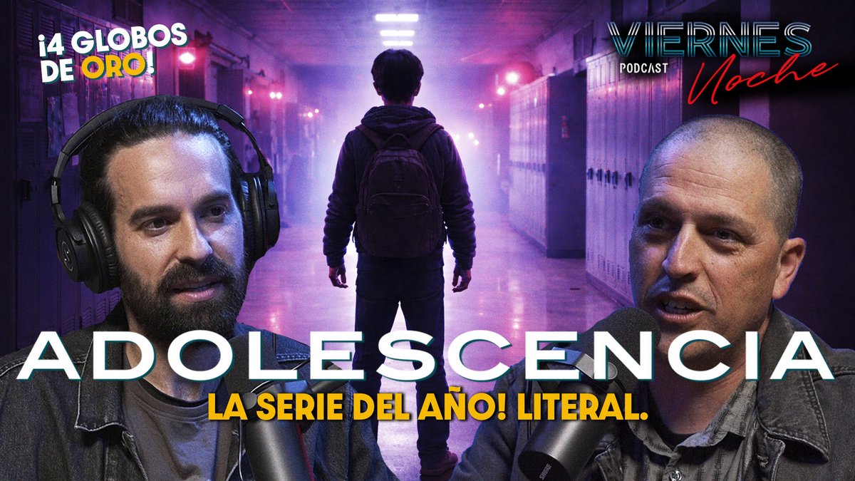 “Adolescencia” acaba de ganar 4 Globos de Oro, incluida Mejor miniserie.

Abalizamos con <a href="/oscarvilareal/">óscar parra córcoles</a> criminólogo, la serie sin paños calientes: familia, violencia, adolescencia y lo que no queremos ver.
Aquí tienes el análisis completo: 

youtube.com/watch?v=OOfyDo…