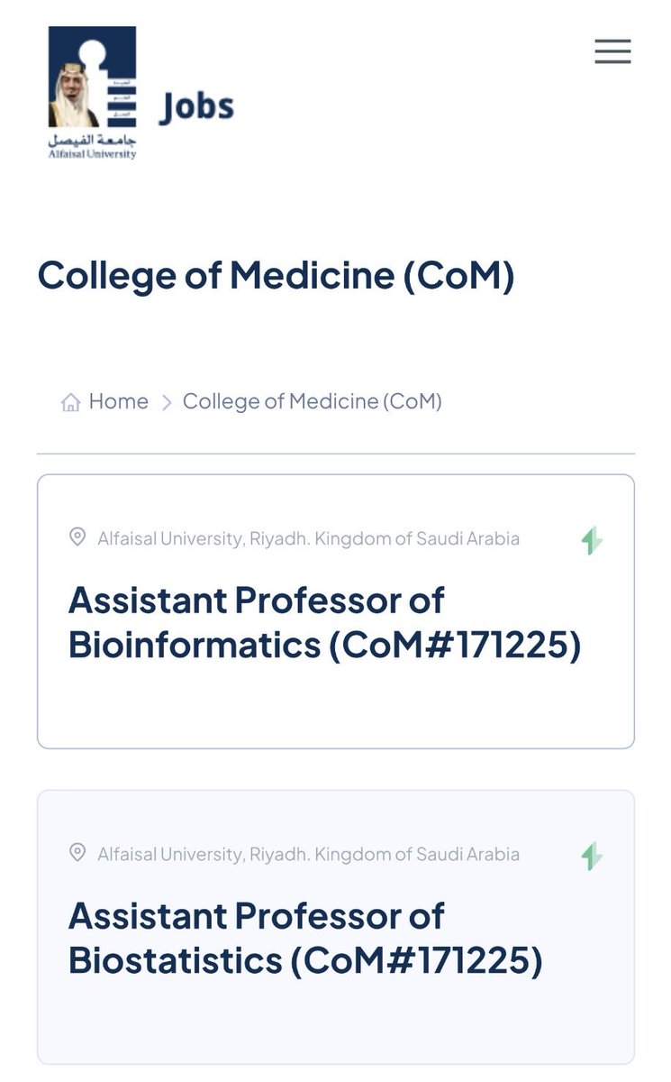 Azm_HCD's tweet image. وظائف أكاديمية في جامعة الفيصل في تخصصات
الإحصاء الحيوي
علم الوبائيات 
طب الأسرة والمجتمع 

نحن في #عزم_تطوير_مهني
نقدم لك خدمات تحسن فرصك الوظيفية:
١-إستشارة مهنية فردية (Personal coaching)
٢- بناء سيرة ذاتية احترافية من الصفر 📑
٣-تحليل وتطوير سيرة ذاتية📑
اطلب الخدمات من…