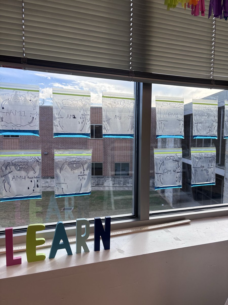 Learning about the water cycle!