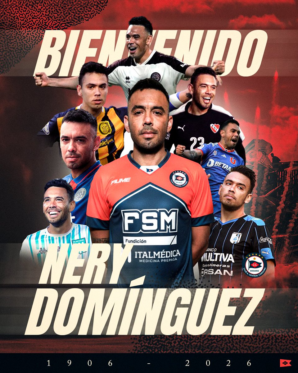 💙❤️ ¡BIENVENIDO NERY!

👉 Nery Domínguez se suma a nuestro primer equipo para la temporada 2026. El mediocampista llega desde San Lorenzo de Almagro