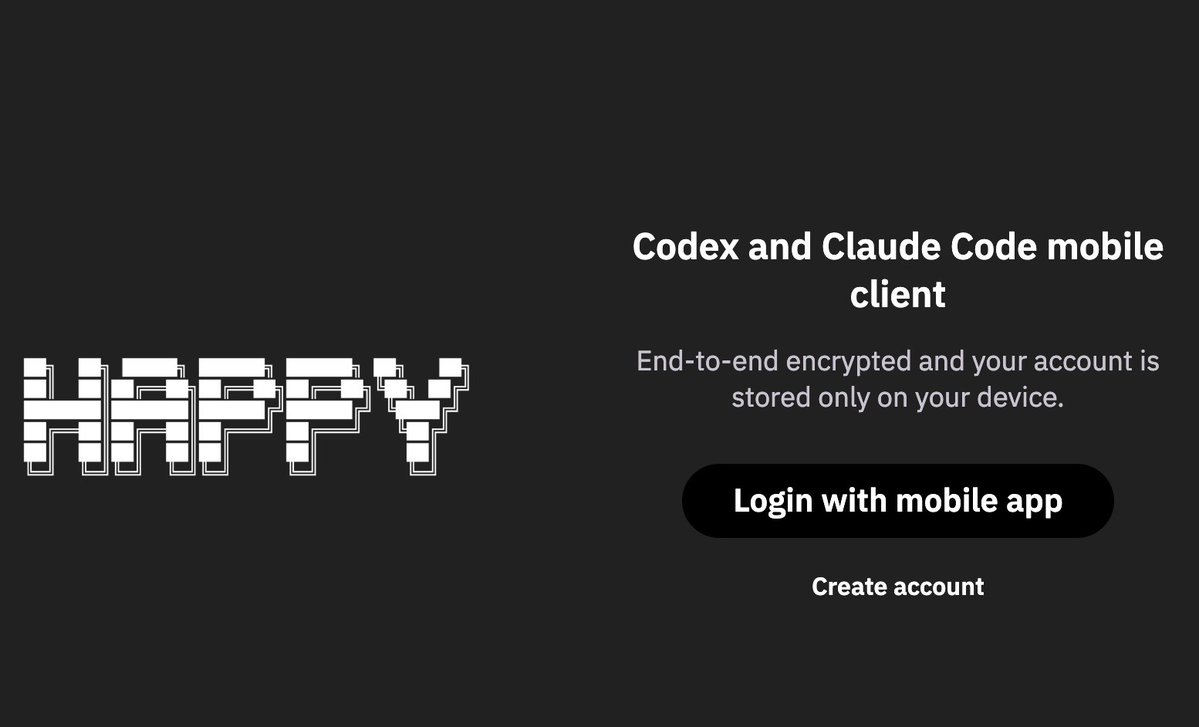 E2E-encrypted mobile login