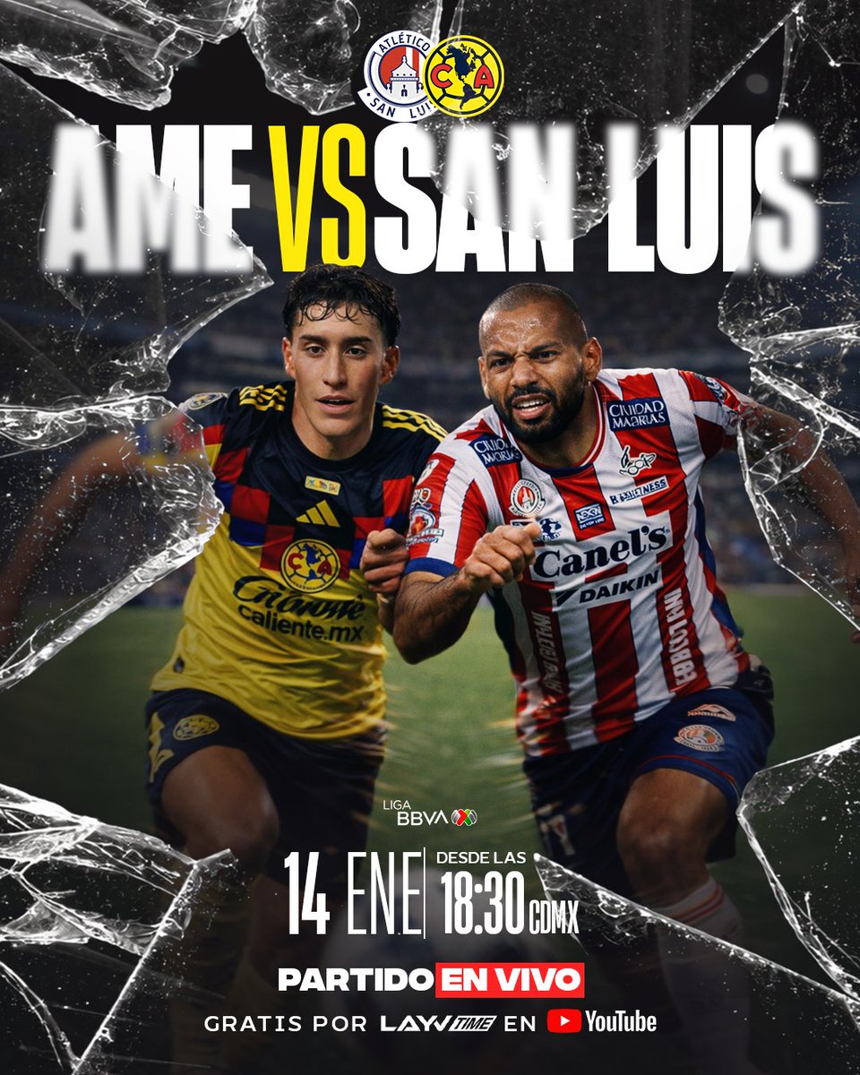 layvtime's tweet image. 🦅⚽ AMÉRICA VS SAN LUIS EN LAYVTIME

Vive el partido como se debe, con reacción, análisis y pasión.

🔴Solo por Layvtime, en nuestro canal de YouTube

¿Listos para otra noche de fútbol? ⚡️