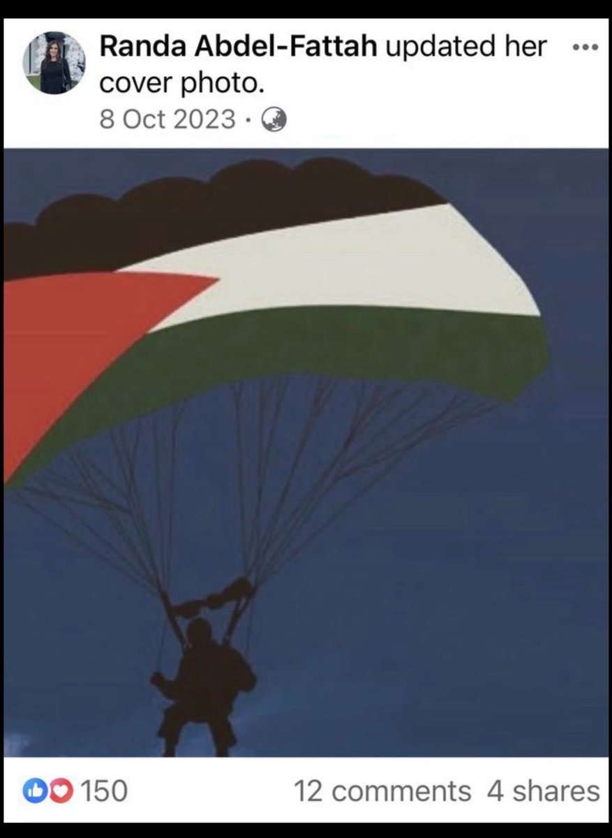 ShaiNavot's tweet image. Didn’t think Ardern would support someone widely criticised for sharing images that glorify terrorism. Changing a profile picture to a paraglider just like those used to massacre innocent people the day before. There is no plausible innocent explanation for that.