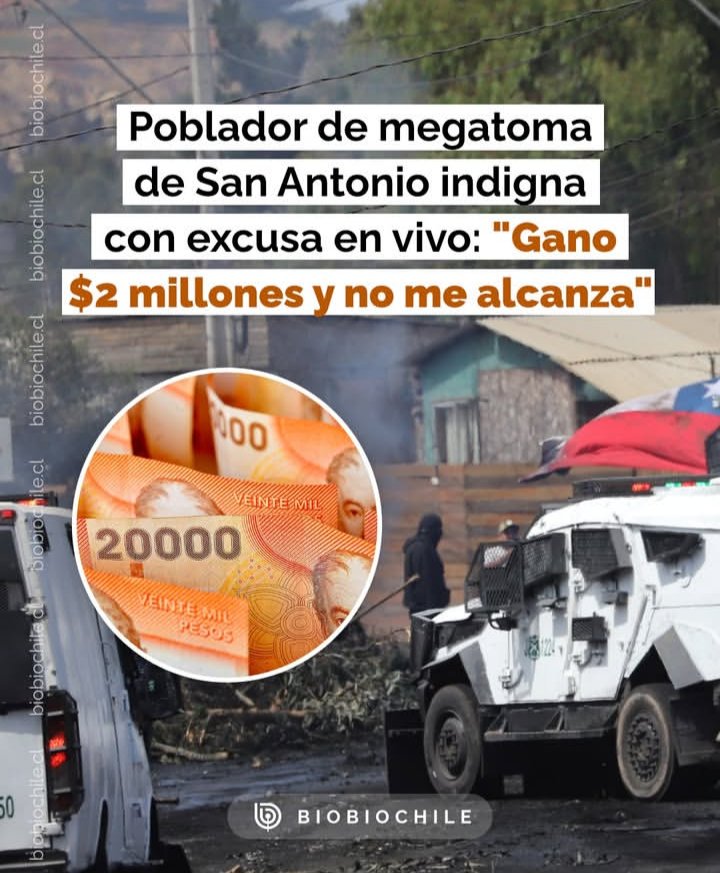 Viven gratis en las tomas, no pagan por absolutamente nada, tienen más de una casa y otros cuentan hasta los millones que ganan, después andan llorando en los matinales cuando los desalojan.
