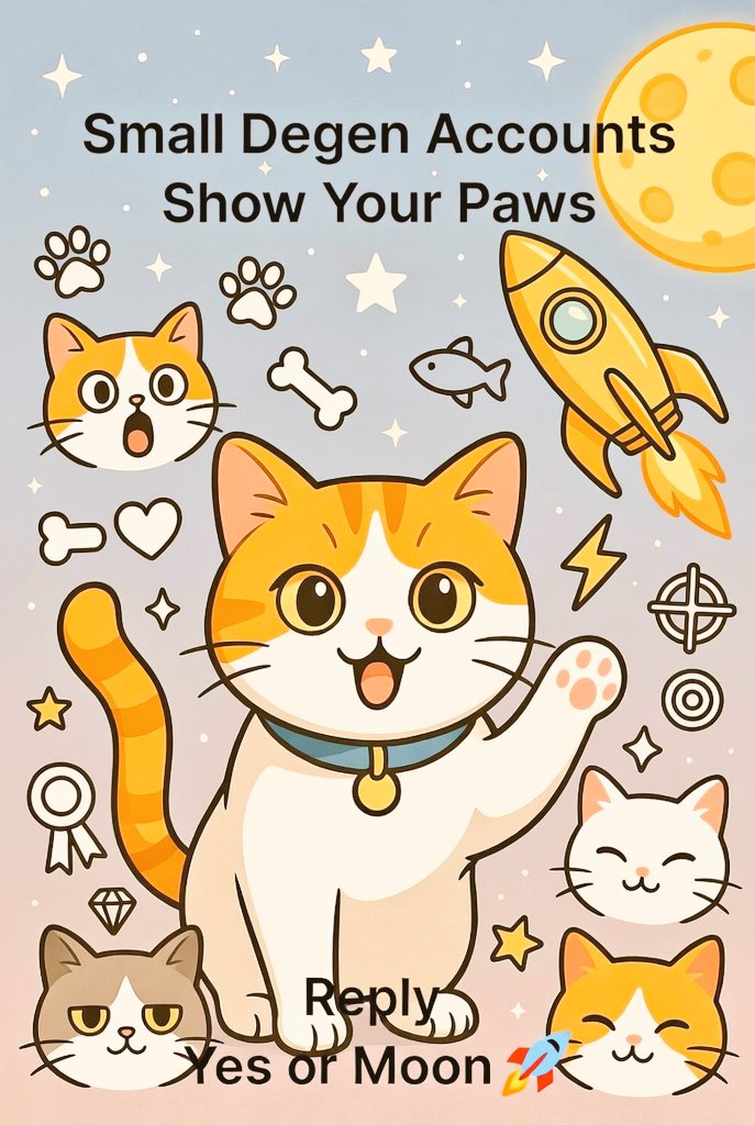 SolCatsFunClub's tweet photo. Solana chaos is peaking! π₯π
Paws up if you're feeling the heat β SolCats family is raiding hard and moon-bound ππΌ
No rugs, just endless purrs & madness! π±π₯
Drop a MEOW below or tag your degen winter buddy β who's riding with us? βοΈβ
#SolCatsFun #SolanaMemes #ToTheMoon https://t.co/73iJOMG7Ge