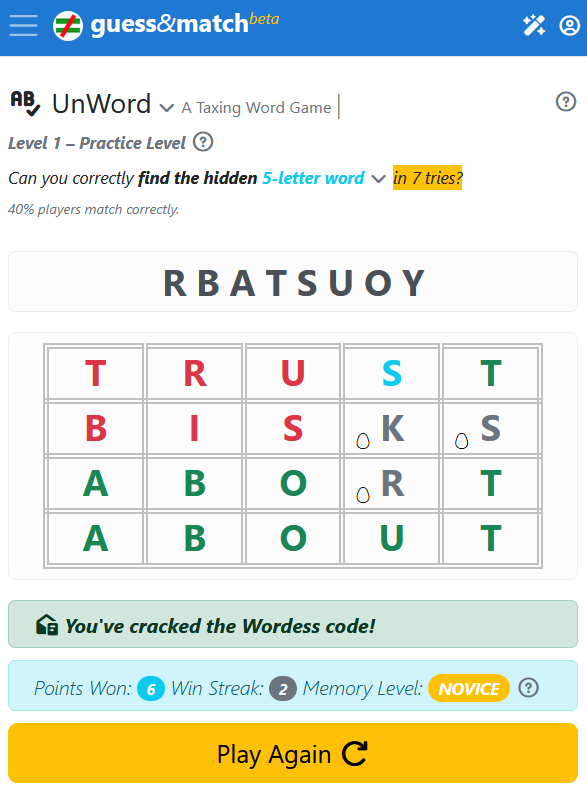 guessandmatch's tweet photo. Do you see the hidden word? Play UnWord with #guessandmatch
https://t.co/UN5Fm9mSPh https://t.co/ZtQsbgJCDX