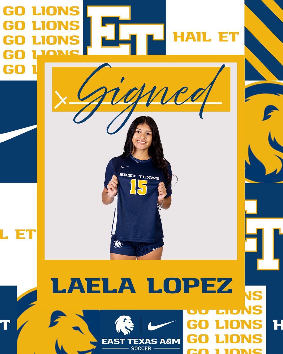 Welcome to Lion Soccer <a href="/lopez_laela/">Laela Lopez</a>! #HailET