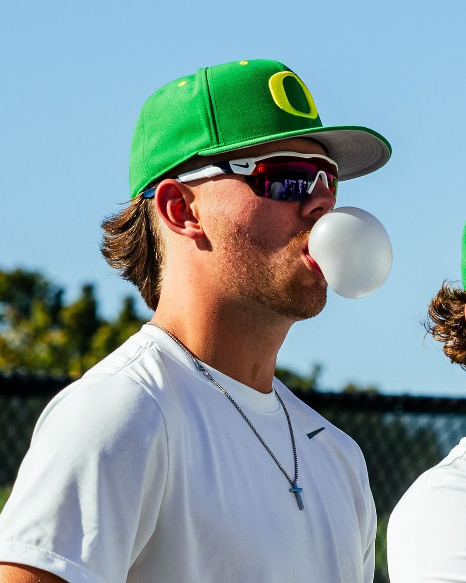 bigleaguechew's tweet photo. Game day essentials: UO Green and Big League Chew. 

Opening day is almost here. 🦆⚾ https://t.co/6AYoMZSpOd