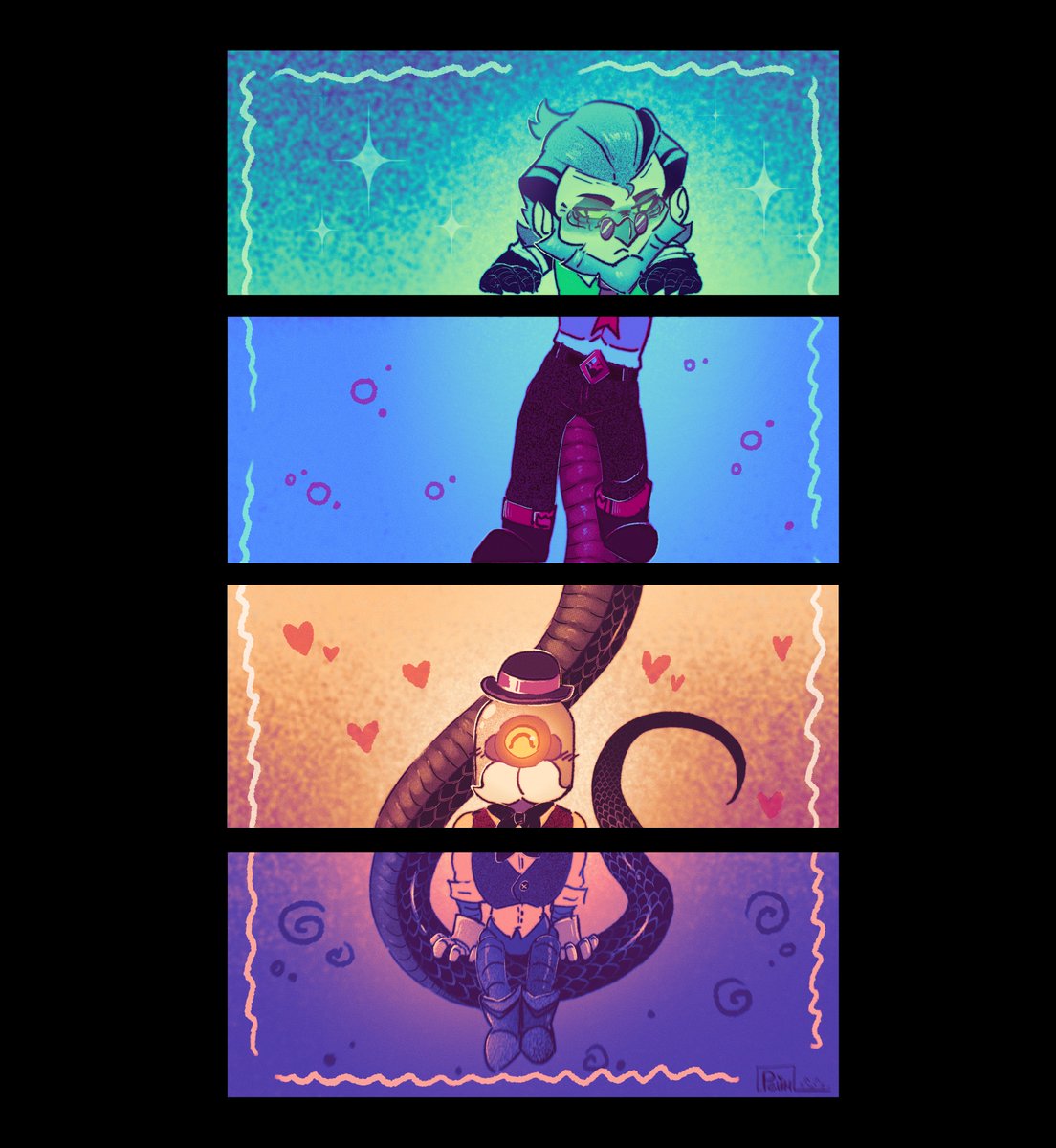 life_is_painn_'s tweet image. It was supposed to be "tap the post to see full vertical image", but it's only for premium users, so I turned it into colored glass image trend.