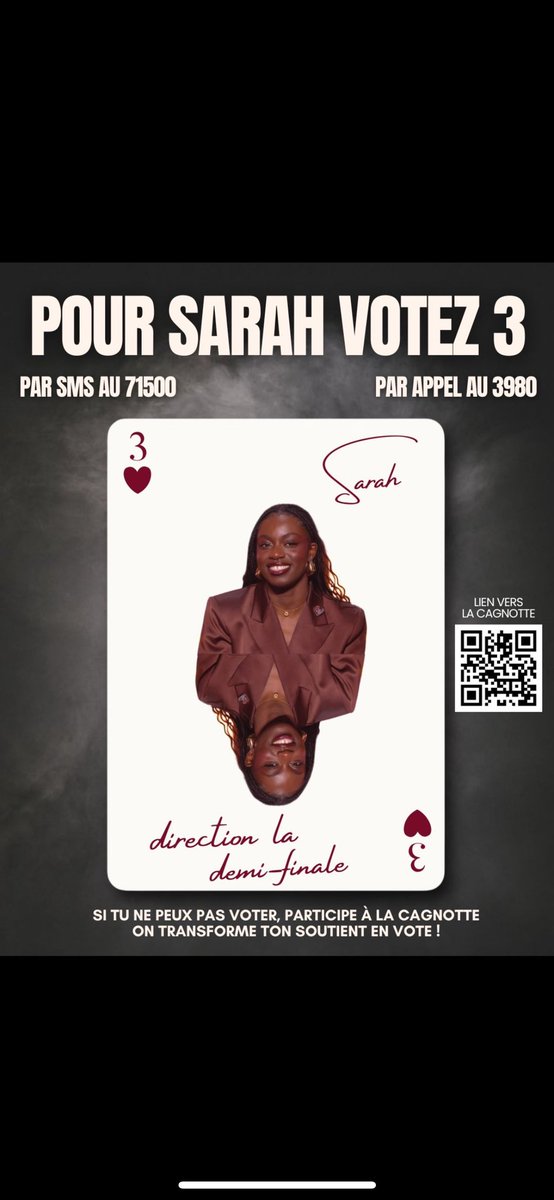 diieiinaa's tweet photo. Et vote Sarah aussi au passage 🫶🏾🫶🏾🫶🏾#StarAcademy2025 https://t.co/nWjgm9ijTS