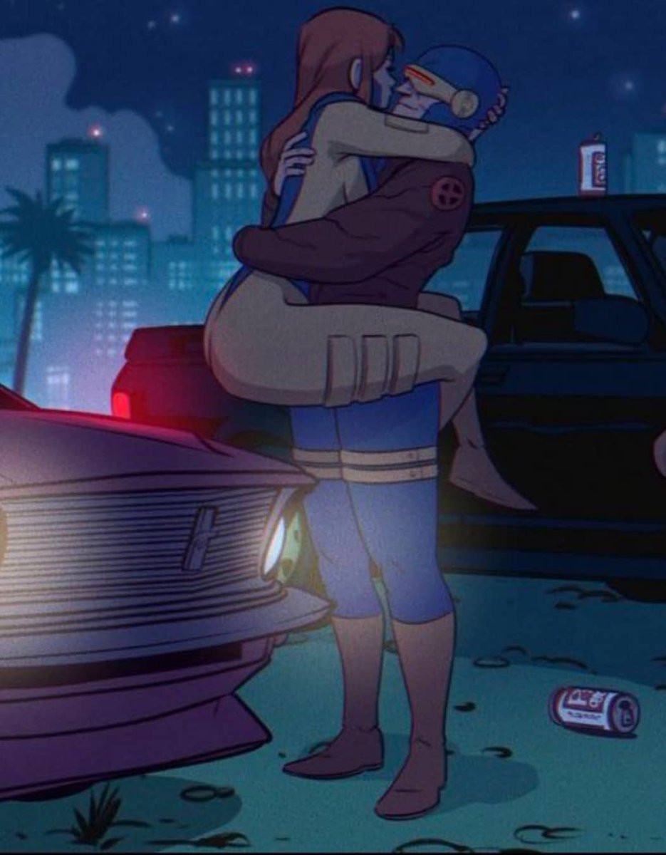 GRLXMOON's tweet image. jean and scott by nickwinand