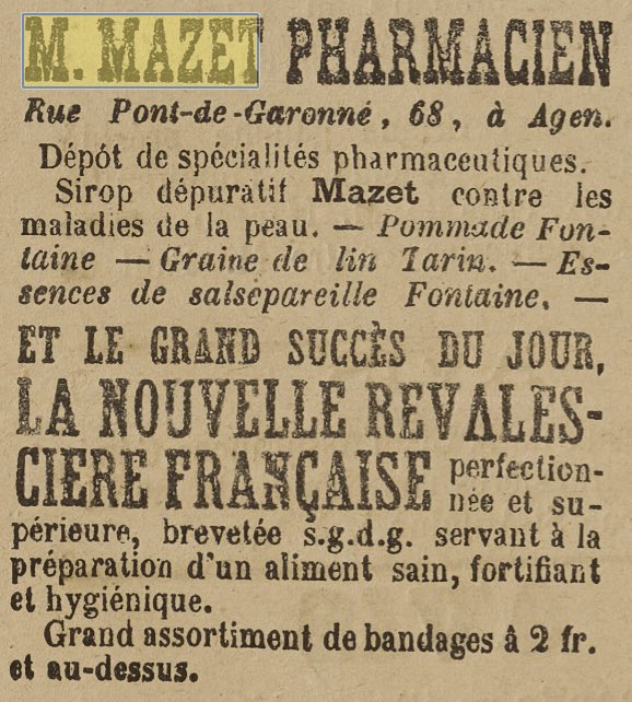 Timbres-monnaie Grande Pharmacie Mazet - Agen collectiondemonnaie.net/timbresmonnaie… via <a href="/monnaie_de/">Collection de monnaie</a> il s’agit d’un collage d’époque sur une capsule du Dentifrice de Botot, façon originale et inédite de produire ses propres jetons-monnaie ayant été inspirée à M. Mazet.