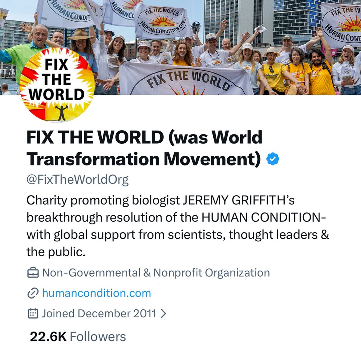 World Transformation Movement tweet media