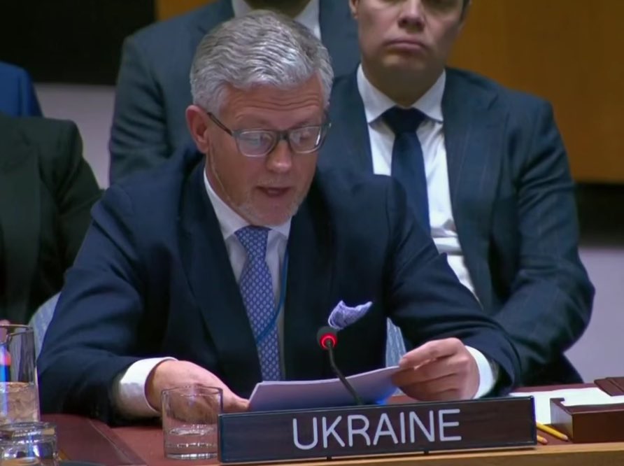 Maks_NAFO_FELLA's tweet image. 🇺🇦 Ukrainian Envoy to the UN, Andrii Melnyk:

Every time the international community believes that Russia has reached the limits of lies and barbarity, Moscow once again outdoes itself.

It finds a way to sink even lower, proving that there is no bottom to its criminal intent.…