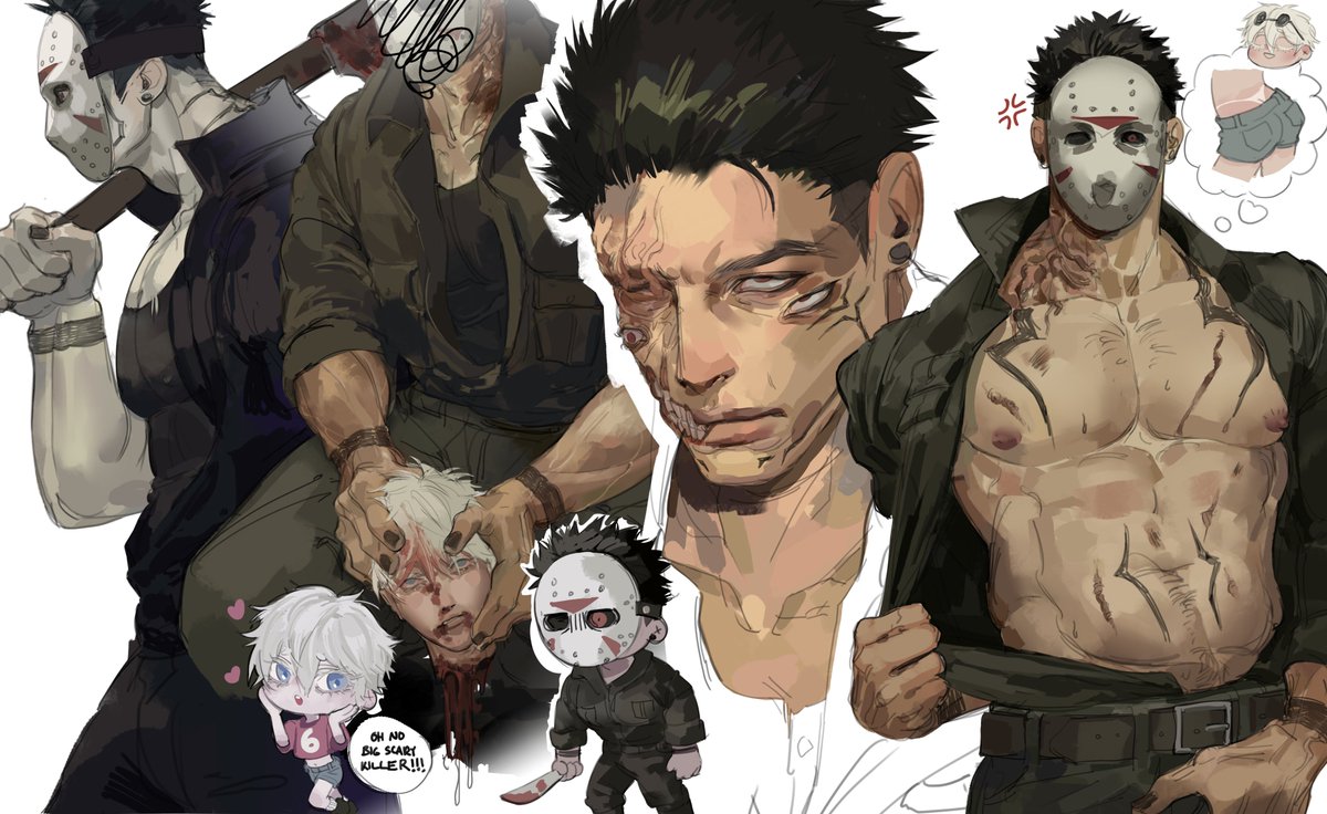 kcokaine_'s tweet image. Kinda late w this since october #jjk #sukugo