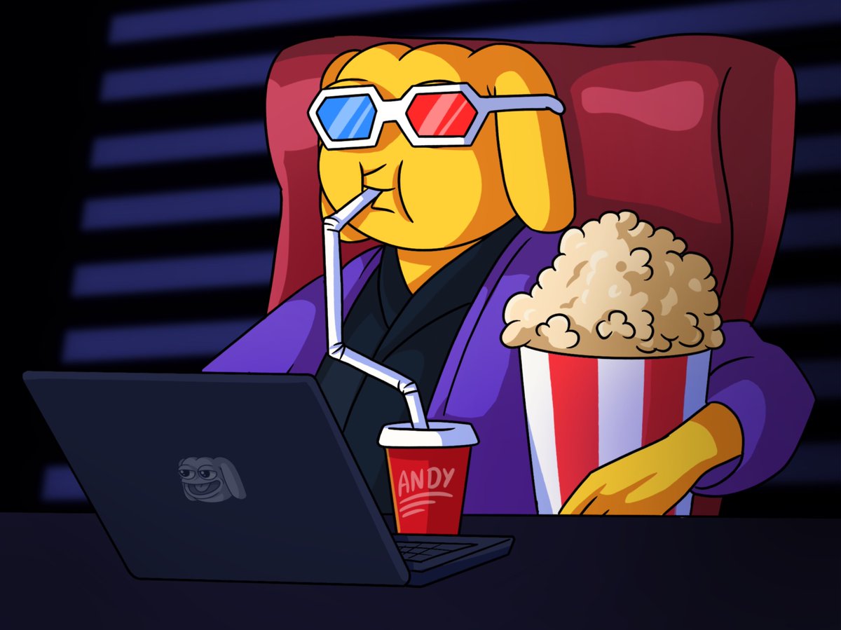 Me watching the X algo drama knowing that $ANDY will always be trending…