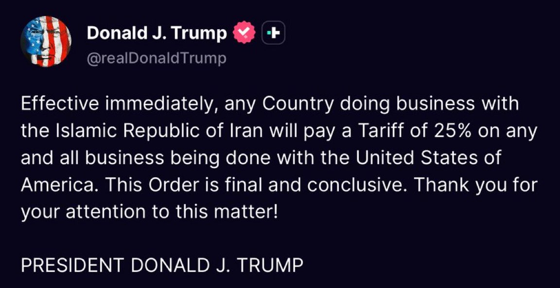 AIPAC's tweet image. Thank you @POTUS @realDonaldTrump for defending American values and increasing pressure on the anti-American Islamist regime in Iran.

The Iranian people are courageously risking their lives for freedom and deserve U.S. support.