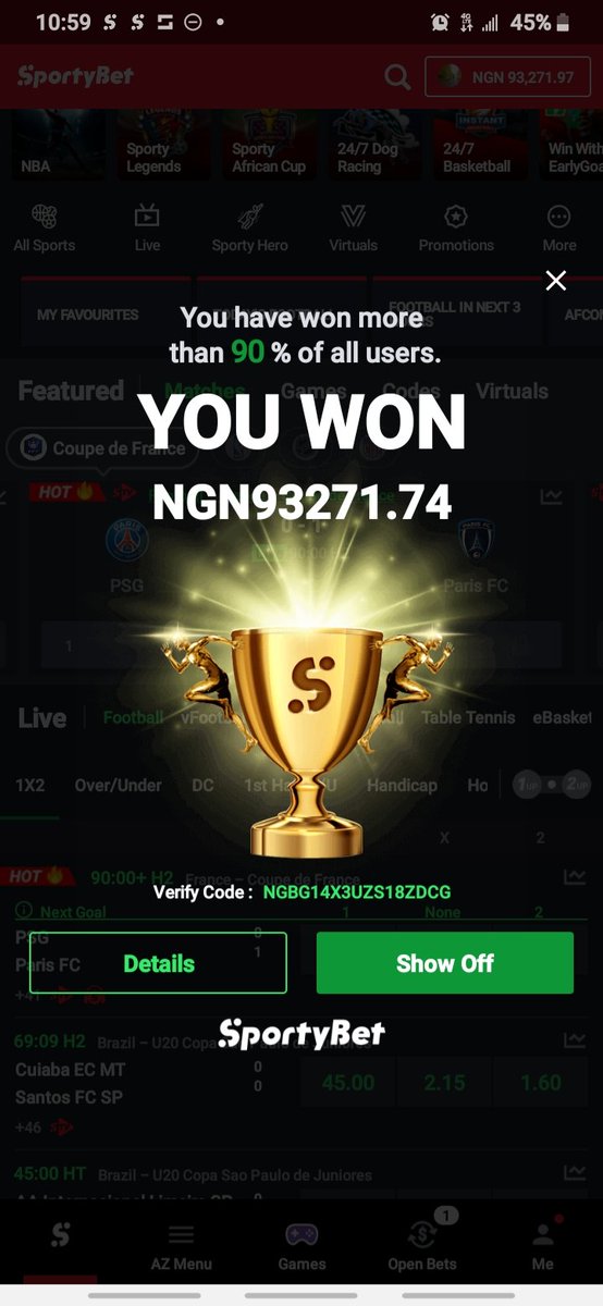 Iceblock1264's tweet photo. @jibola_4pf @Cashoutkingbet You made this happen boss
Thanks so much https://t.co/XVU8cb96ty