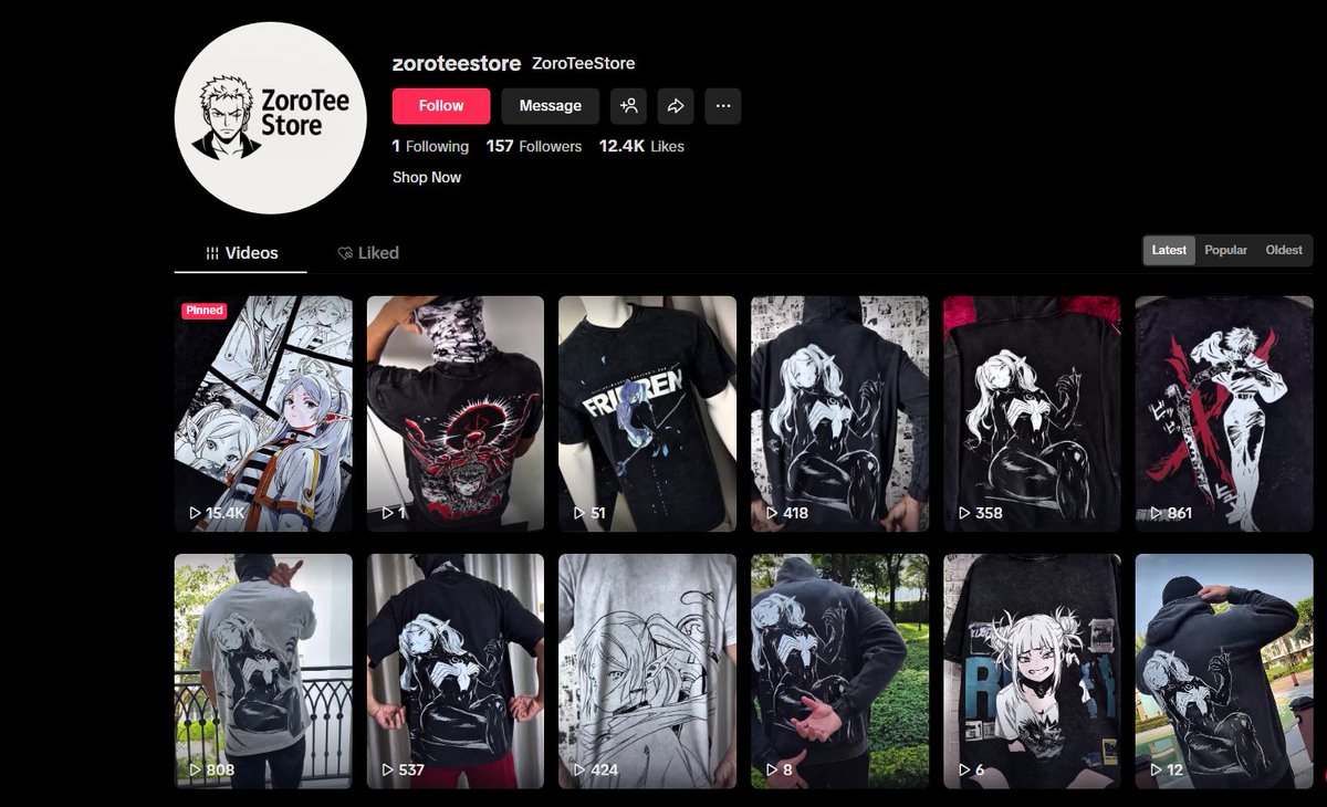 Lughostin's tweet image. Recently, there’s been a few stealing my artwork and selling it without permission. Would even claim it to be their own work, while actively ignoring my DMs requesting it to be taken down. If you peeps have a TikTok, please report:
tiktok.com/@zoroteestore
tiktok.com/@neothread.usa