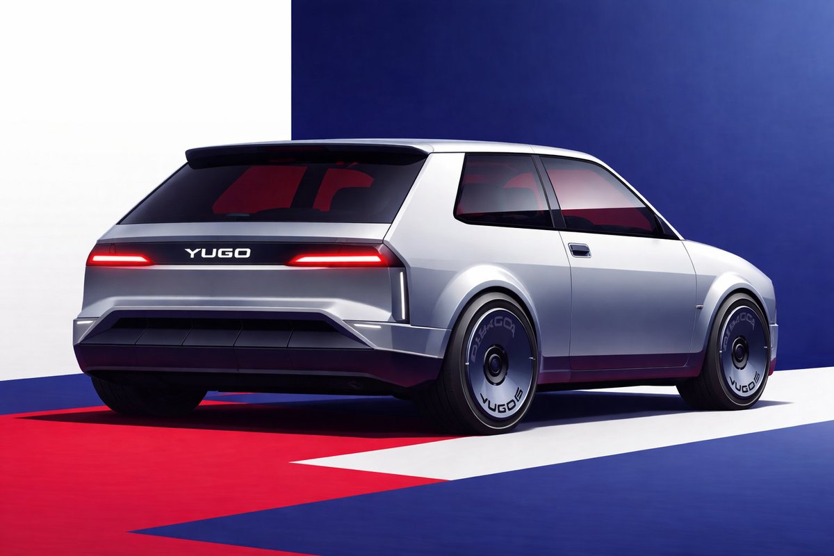 RLothbrokJr's tweet image. My design of the new Yugo #Yugo #YugoCar #Koral #Zastava #redesign