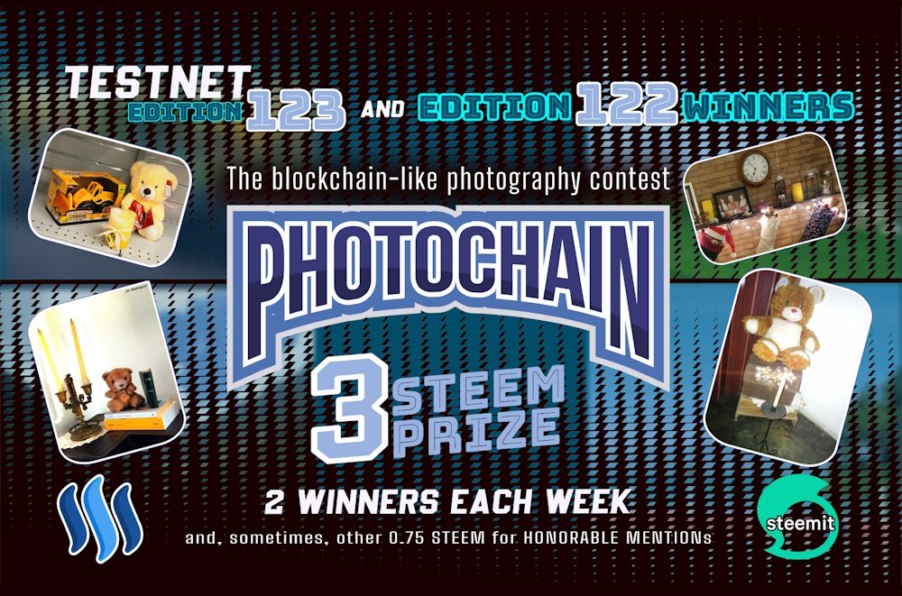 EveryWork1's tweet image. PHOTOCHAIN Challenge - Edition 123
The blockchain-like PHOTOGRAPHY contest
Prize in STEEM [ENG | ITA]

on @steemit and @ItalygameW

#photochain #contest #challenge #fun #4fun #photography #fotografia #italia #STEEM #Steemit #TRON #Crypto #Blockchain

steemit.com/italy/@davides…