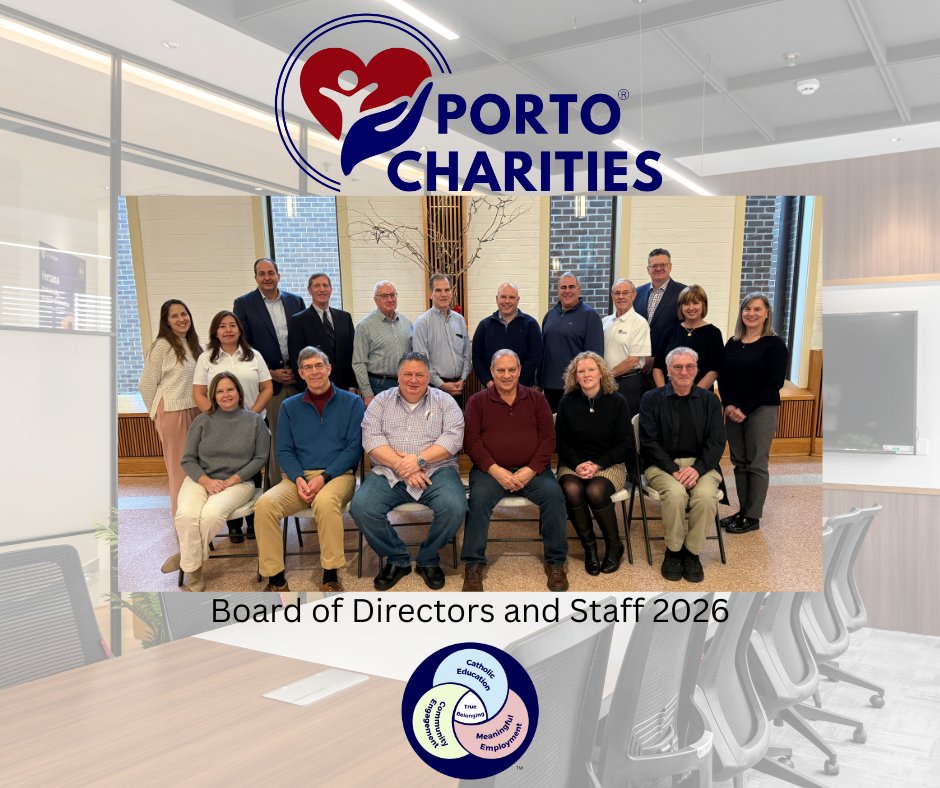Saturday, the Porto Charities BOD &amp; Staff met to discuss the exciting plan for 2026 and provided updates on accomplishments of 2025.  This dedicated and talented group is fulfilling the mission of Porto Charities by embracing, valuing and including individuals with disabilities.