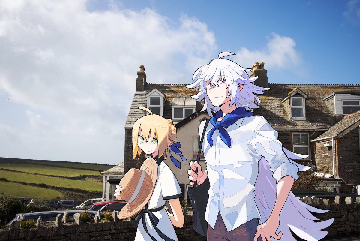 #fgo #マリノス #アルトリヤ　
Also in Tintagel