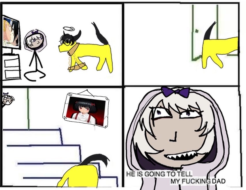 bpdpuppygirl's tweet image. Dog found the yaoi