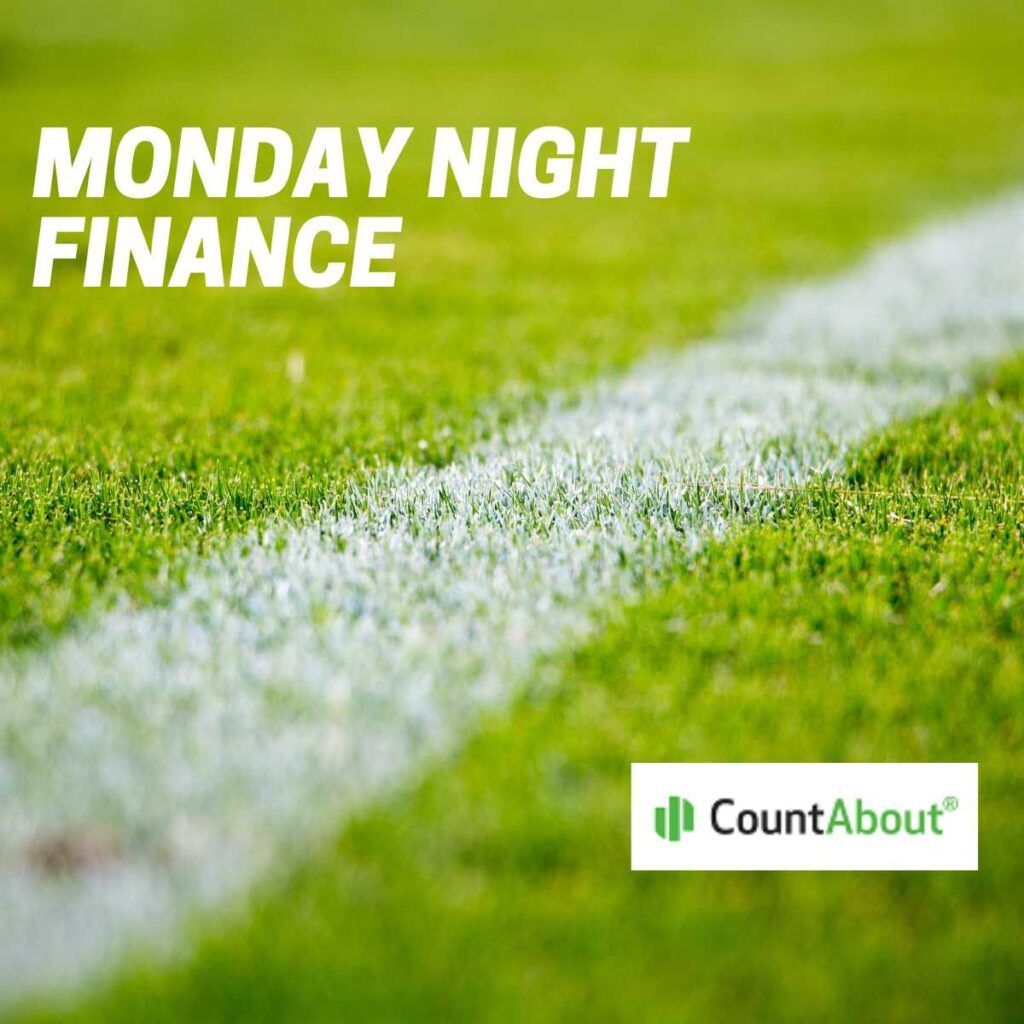 Countabout's tweet image. New Post: Monday Night Finance- Volume 148 countabout.com/monday-night-f…
