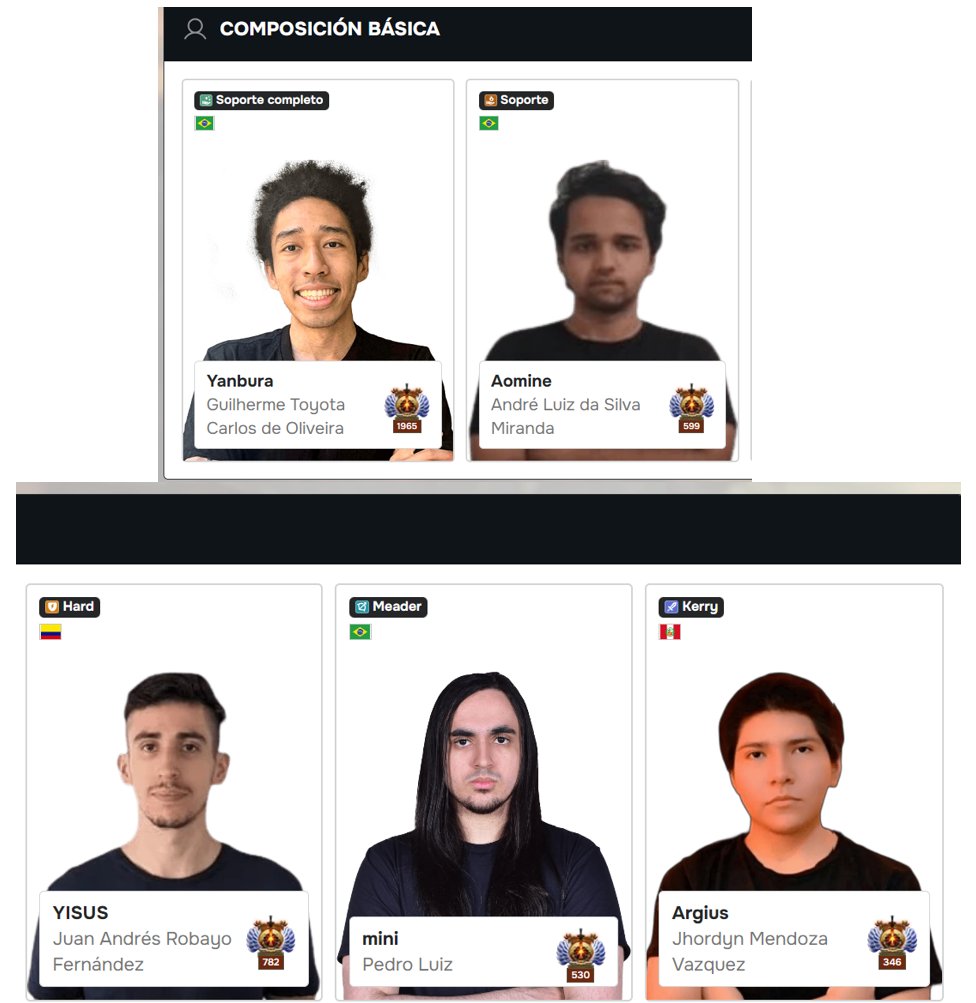 TeamChandogs's tweet image. Este es el nuevo roster internacional 🐶🇵🇪🇧🇷🇨🇴 
Que nos acompañará en las siguientes clasificatorias y torneos regionales 💪🐾

#Dota2 
#dotabrasil 
#dotacolombiano