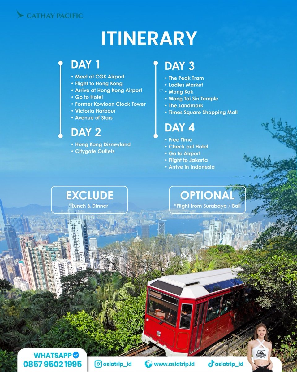 asiatrip_id's tweet photo. 🇭🇰 Premium Trip #HongKong + #Disneyland

📅 16 FEB | 08 MAR | 04 APR | 02 MAY | 05 JUN 2026

💲 #Rp 19.500.000 /pax

🌍 #ITINERARY https://t.co/jNhQdU69NA

📲 #Reservasi @asiatrip_id
WhatsApp: 085795021995 https://t.co/mmGf064WlK