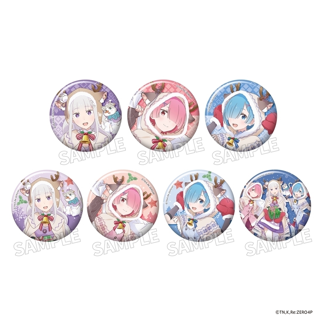 希少　レア　リゼロ　クリスマス　サンタ　缶バッジ　アクスタ　ベアトリス 🌟商品紹介③🌟 TVアニメ『Re:ゼロから始める異世界生活』より