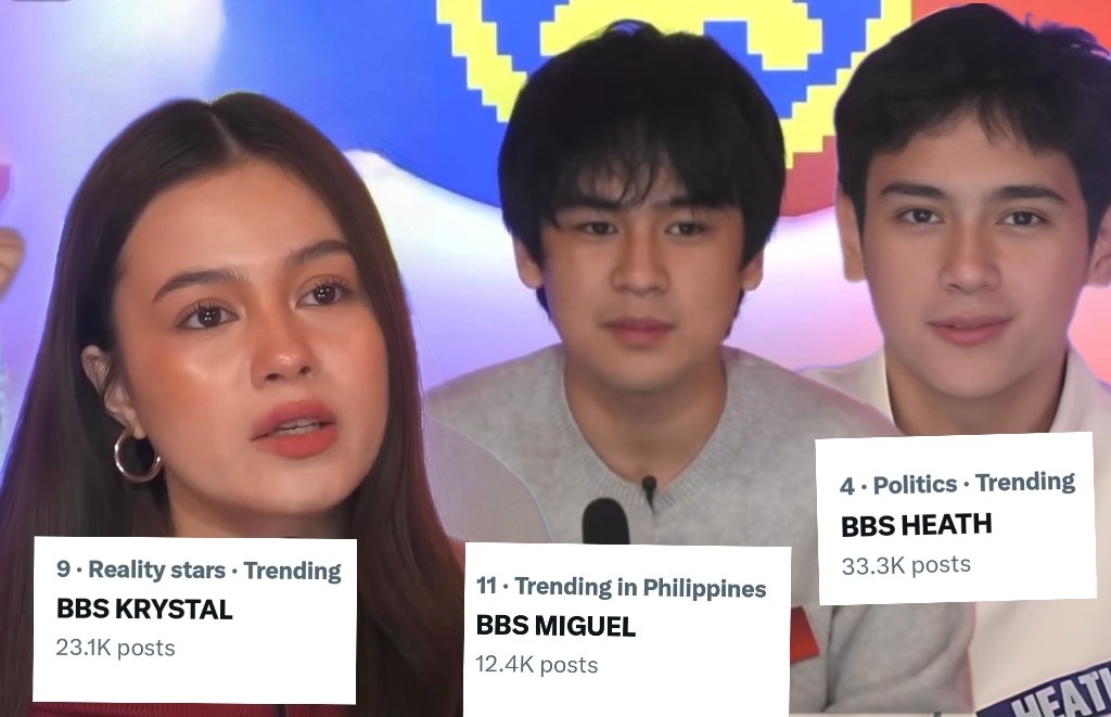 Laban lang mga Nakshie 

BBS KRYSTAL 
BBS MIGUEL 
BBS HEATH