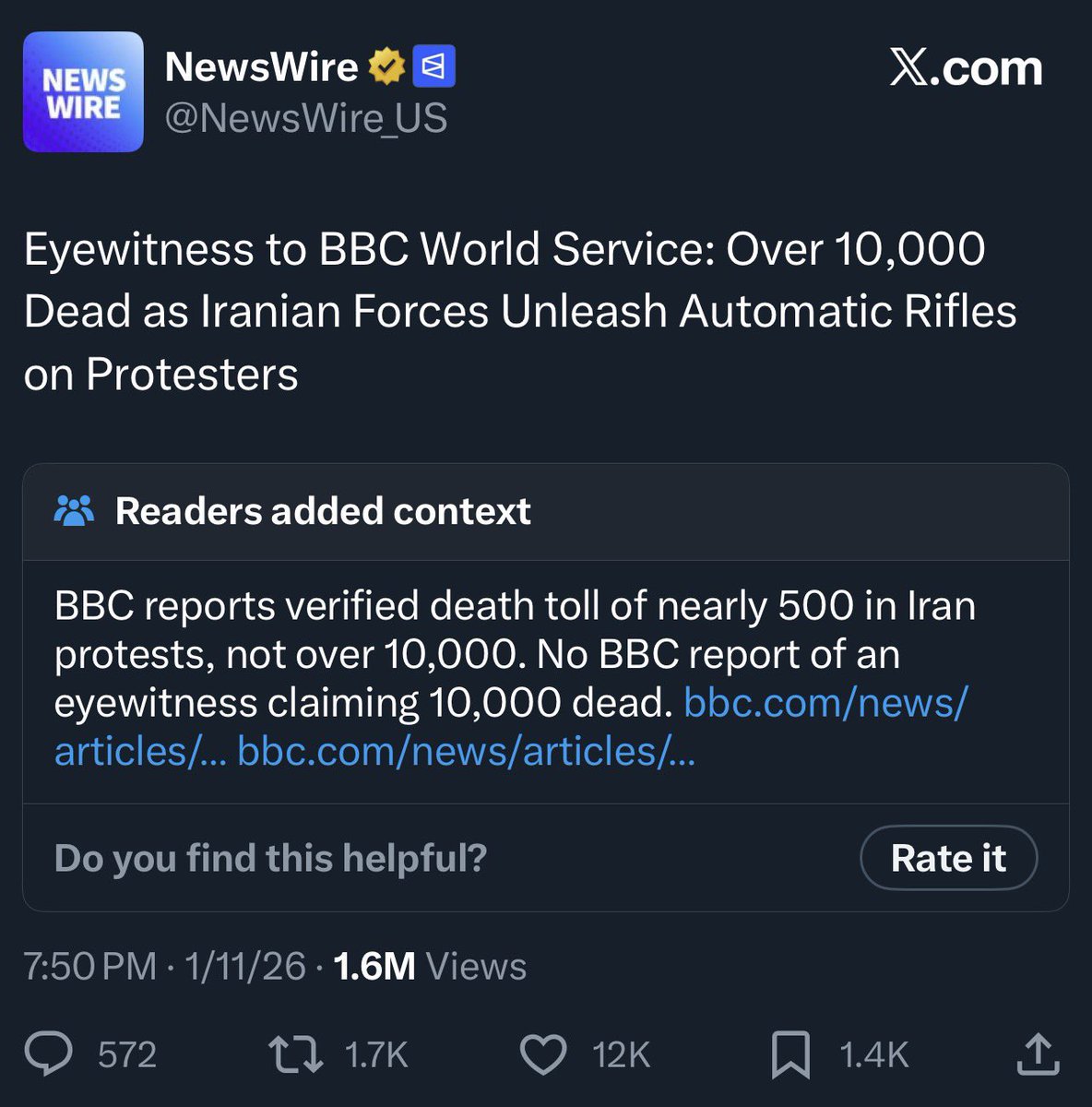 HBendaas's tweet image. Tweet deleted after 1.6 million views