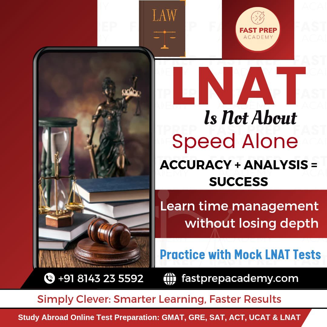 fastprepacademy's tweet image. Fast Prep Academy offers LNAT coaching with experienced trainers, and personalized attention. Comprehensive resources, mock tests, and strategies help students achieve high scores.

#lnat #law #coaching #uk #india