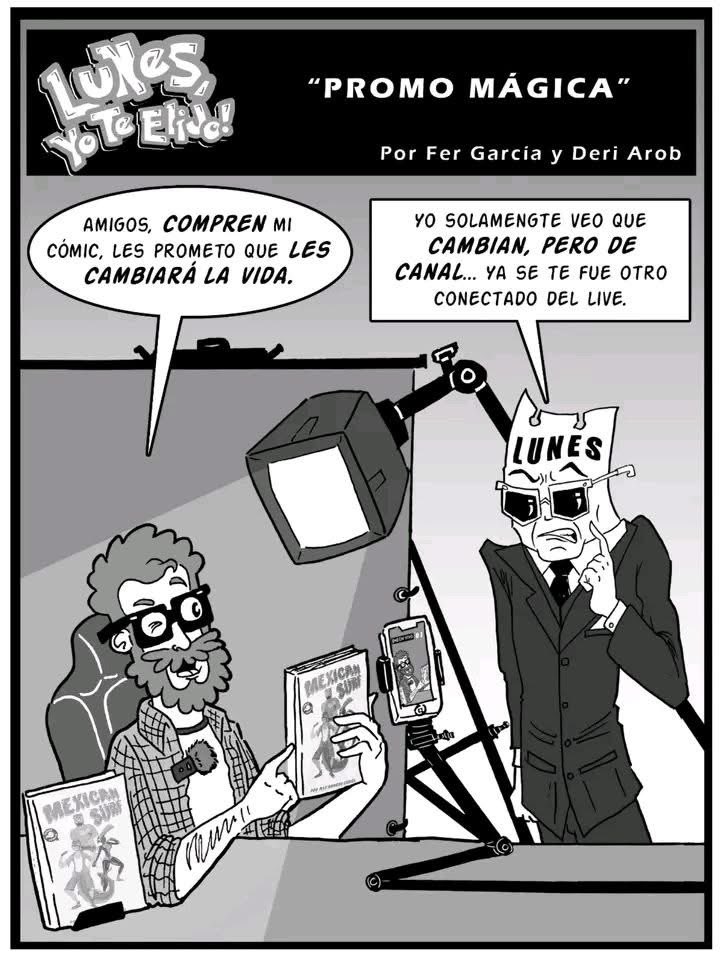ComicsFanCdMx's tweet image. El buen Max debe estar pensando que eso de hacer streams no venía en el manual para realizar comics 🫠
¡Sigan a El Comicólogo (@elcomicologo03) y Deri Arob de Códice Cómics (@CodiceComics) para que no se pierdan las entregas semanales de “Lunes, yo te elijo!”