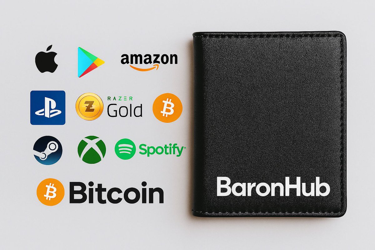 Exchange crypto and Gift Cards for cash in a flash. BaronHub has you  covered.