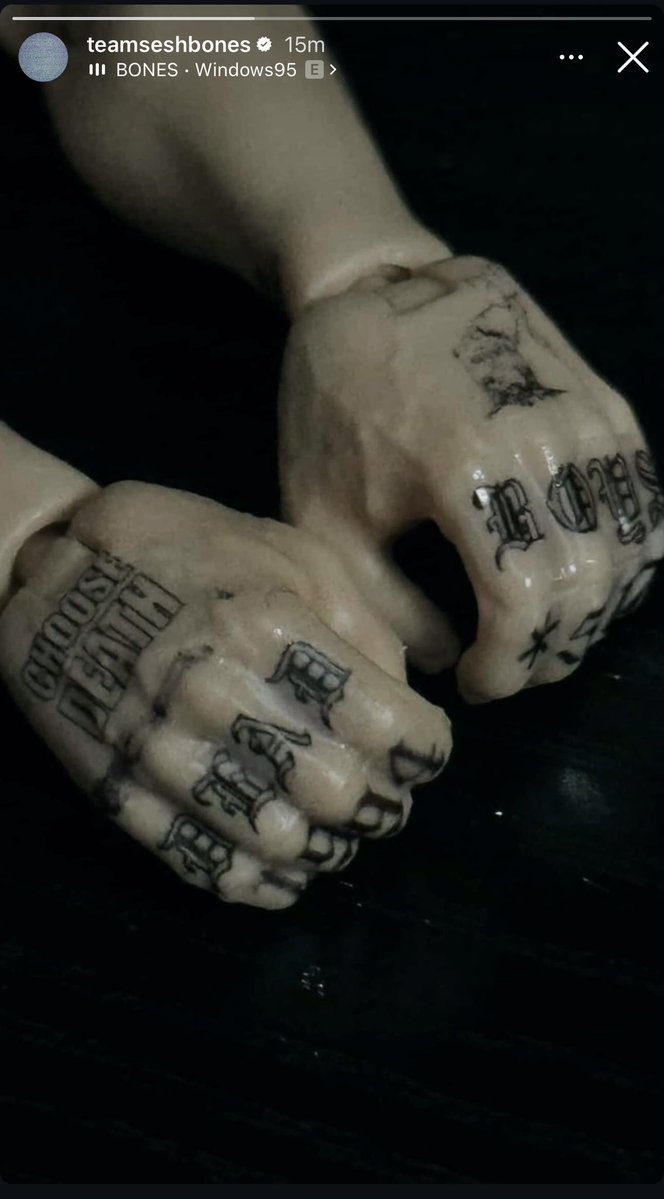 JuansMeatyTacos's tweet image. Bones really posted my custom work on his story, idk guys I might have to get this screenshot framed I’m still in disbelief