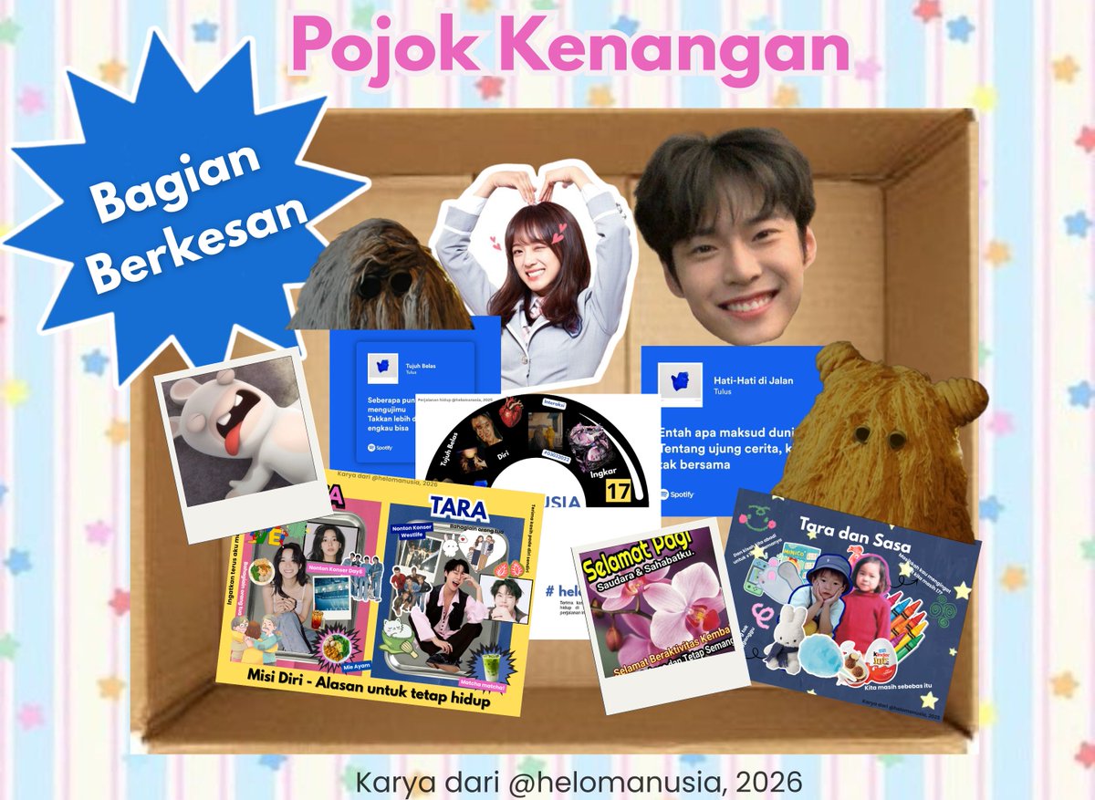 helomanusia's tweet image. 30  Hari  berlalu  begitu  cepat,  potongan  dari  kita  perkenalan sampai  hari  ini  kita  masih  bersama  ternyata  membekas.  Ada  beberapa  hal  yang  mungkin aku  ingat  dan  akan  aku  simpan  dalam  hati.  Tentang  perjalanan  yang  selalu  terucap  hati-hati  di  jalan.