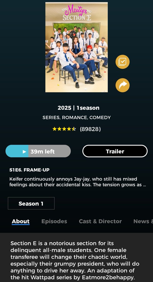 ad_1stNlast's tweet image. (01/13/2026)
Day 39: 9K+ achieved (T: 9,106; Y: 8,933)! Yey! On to 10K--let's do this! Do leave a star rating if you haven't (5 stars, if you will, pls 🛐). Let's also encourage people to watch AMNSE on VV1, even if the app's such a bummer. All for AMNSE S2 P2 &amp;amp; Book 3. Thanks!💕