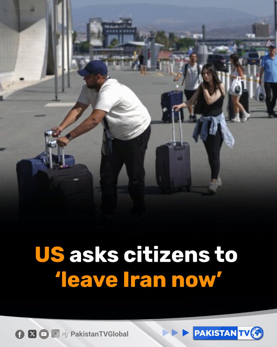 PakTVGlobal's tweet image. The US Virtual Embassy in Iran has issued an urgent advisory asking American citizens to leave the country immediately, warning that protests across Iran are intensifying and could turn violent.

#LeaveIranNow #USAdvisory #IranProtests #SafetyAlert #GlobalNews #BreakingNews