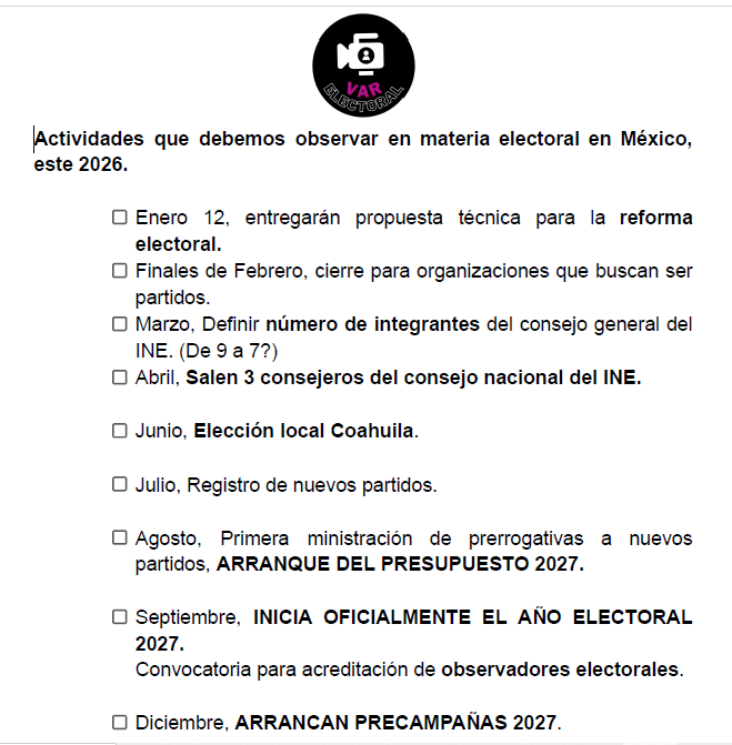 <a href="/rubysoriano/">Ruby Soriano</a> Actividades electorales en 2026 en México