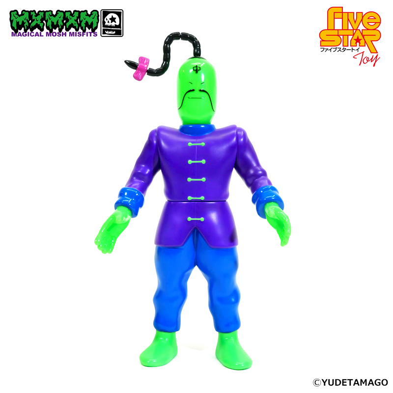 MxMxMならではのDOKUカラーで仕上げたラーメンマンのソフビが登場