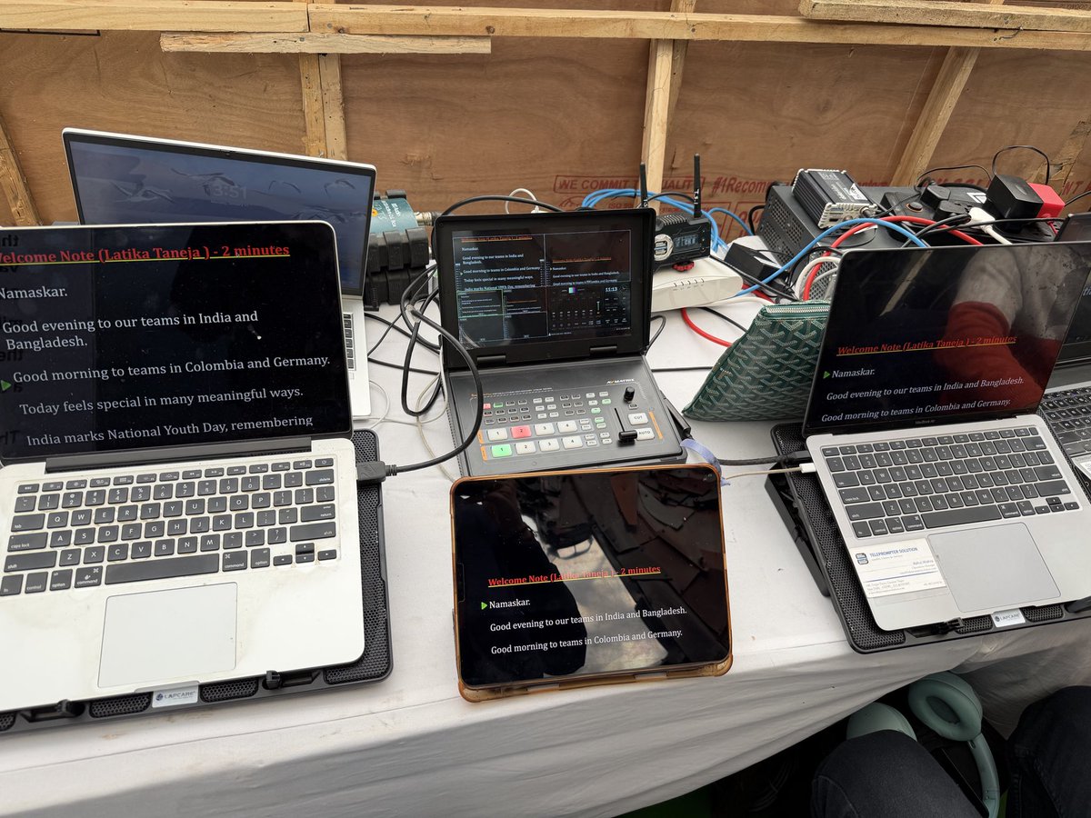 TeleprompterSo2's tweet image. AutoStepper teleprompter and wireless iPad prompter support at “25 Years of Leadership | Hero”. #teleprompter #IPadprompter #Speechprompter