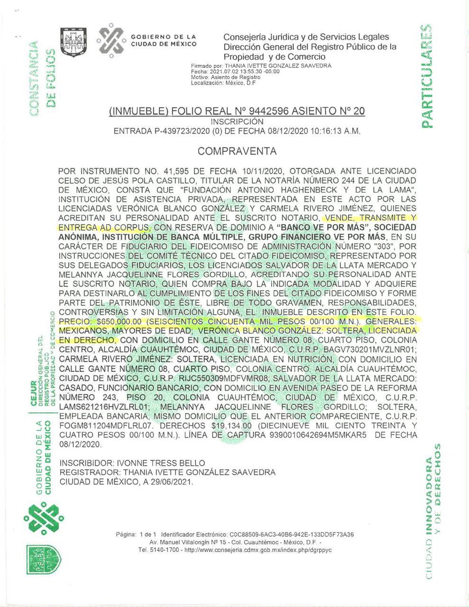 pasotti_'s tweet image. Resulta ser que la @FAHaghenbeck vendió a Be Grand predio del @Ref_Franciscano en $3.98 pesos el m2. 

¿Cómo fue que @Finanzas_CDMX y @JAP_CDMX validaron dicho avalúo?

¡@ClaraBrugadaM miente!
Esto sí es un negocio del #CartelInmobiliario y el @GobCDMX. 

#RefugioFranciscano