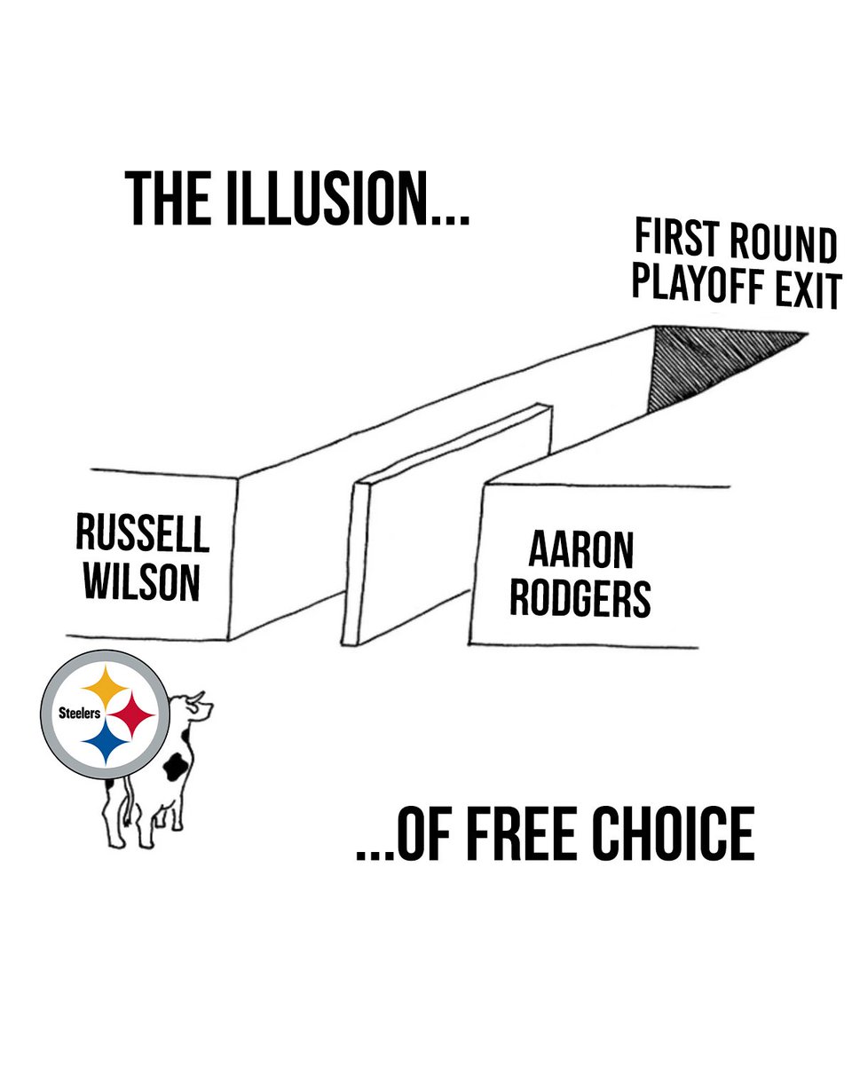 NFLMemes's tweet image. The Steelers…