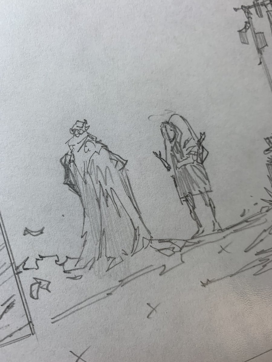 Mitografia's tweet photo. Groken: I told you it was going to be soon.
Doctor Ignacio Gorr: But seriously, how soon is soon?!
*To be continued… #GROKEN ✍️#mitografia #ROCAFORCE #WIP https://t.co/g7yw2lt89A