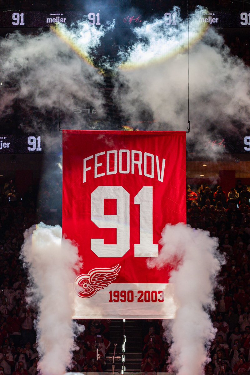DetroitRedWings's tweet image. 91.