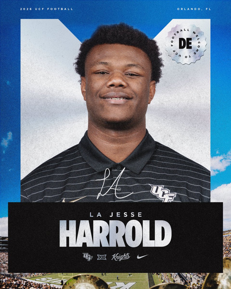 UCF_Football's tweet image. Welcome to UCF, @JesseHarrold4 ⚔️